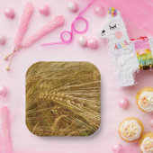 小麦畑。収穫時間だ！ ペーパープレート (パーティー)