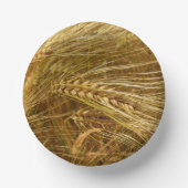 小麦畑。収穫時間だ！ ペーパーボウル (正面)