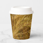 小麦畑。収穫時間だ！ 紙コップ (正面)