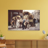 小麦粉の配送， 1885 キャンバスプリント (インサイチュ (リビング))