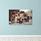 小麦粉の配送， 1885 キャンバスプリント (インサイチュ (ウッドフロア))