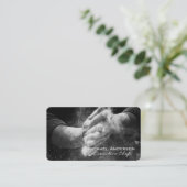 小麦粉を使ったシェフ | レストラン 名刺 (スタンド正面)