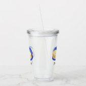 小麦粉トルティーヤのスタック アクリルタンブラー (左)