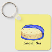 小麦粉トルティーヤのスタック キーホルダー (正面)