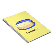 小麦粉トルティーヤのスタック ノートブック (右側)