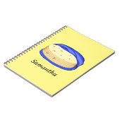 小麦粉トルティーヤのスタック ノートブック (左側)