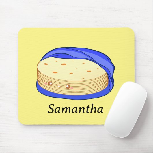 小麦粉トルティーヤのスタック マウスパッド (マウス)