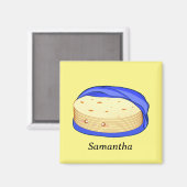 小麦粉トルティーヤのスタック マグネット (正面/裏面)