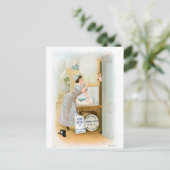 小麦粉ベーカリーヴィンテージフードアンドアート ポストカード (スタンド正面)