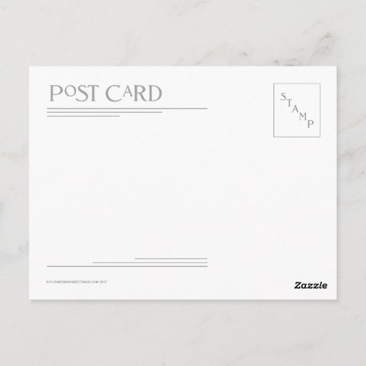 小麦粉水塩酵母ベーキング ポストカード (裏面)