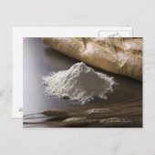 小麦粉、小麦、パン ポストカード (正面/裏面)