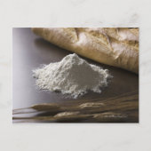 小麦粉、小麦、パン ポストカード (正面)