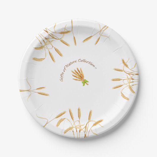 小麦紙プレート7" ペーパープレート (正面)