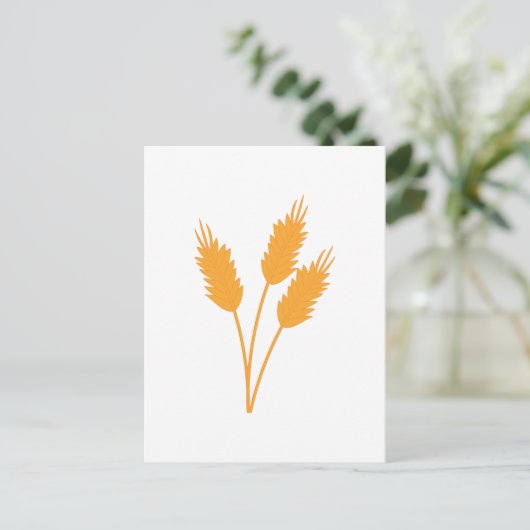 小麦茎 ポストカード (スタンド正面)