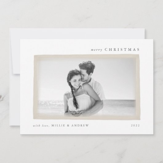 小麦 | 夢のような願い メリークリスマスの写真 シーズンカード (正面)