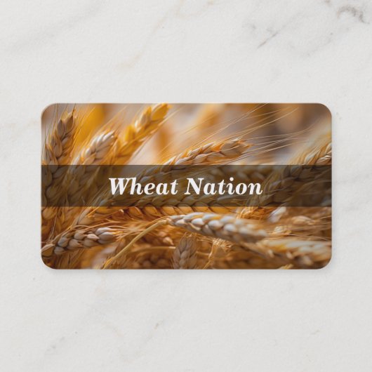 小麦/穀物/シリアル農業 名刺 (正面)