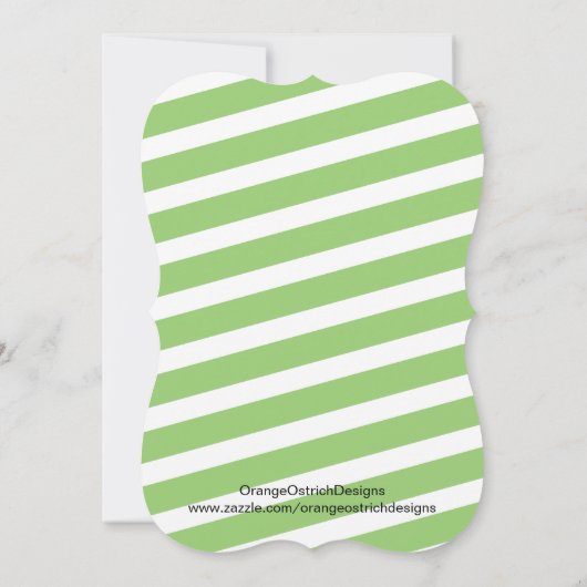 小黄色卵|ニュートラルベビーシャワー 招待状 (裏面)