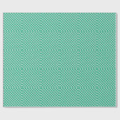 小4枚の葉のクローバー光沢ラッピング紙 ラッピングペーパー (フラット)