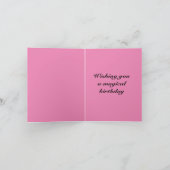 小、10.2 cm x 14.2 cm折り畳みグリーティングカード カード (内部)