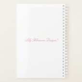 小(14 cm x 21.6 cm)プランナーフラワーデザイン プランナー手帳 (裏面)