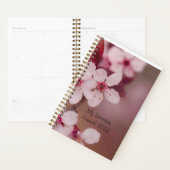 小(14 cm x 21.6 cm)、懸命カバー、白いらせん プランナー手帳 (ディスプレー)