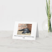 小、4インチx 5.6インチ折り曲げサンキューカード サンキューカード (裏面)