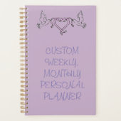 小（5.5インチx 8.5インチ）準備が整う時間だ！Pl プランナー手帳 (正面)