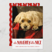 少いけなし |赤 |垂直方向の写真 シーズンカード (正面/裏面)