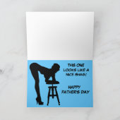 少おもしろいし失礼な父の日 カード (内部)