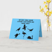 少おもしろいし失礼な父の日 カード (黄色い花)