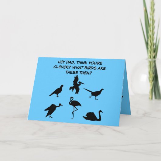 少おもしろいし失礼な父の日 カード (正面)