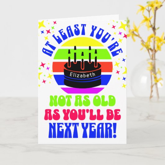 少おもしろいなくとも… カード (黄色い花)