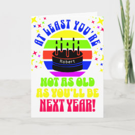 少おもしろいなくとも…二つ折りグリーティングカード カード