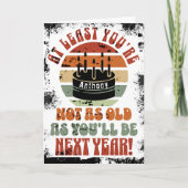 少おもしろいなくとも…二つ折りグリーティングカード カード (正面)