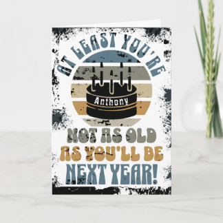 少おもしろいなくとも…二つ折りグリーティングカード カード