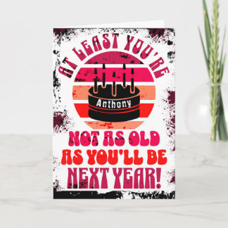 少おもしろいなくとも…二つ折りグリーティングカード カード