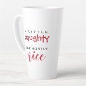 少しいけなほとんど素敵なクリスマスマグカップ カフェラテマグ (左アングル)