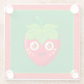 少しいちごのコースター ガラスコースター (裏面)