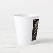 少しおかしいワタリガラス カフェラテマグ (正面)