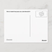 少しおもしろい?ボストンテリアポストカード ポストカード (裏面)