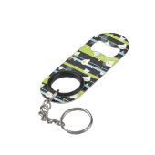 少しくまが付いているかわいいパターン キーホルダー栓抜き (裏面アングル)