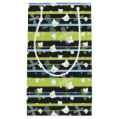 少しくまが付いているかわいいパターン スモールペーパーバッグ (正面)