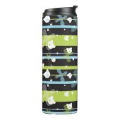 少しくまが付いているかわいいパターン タンブラー (回転左)