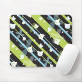 少しくまが付いているかわいいパターン マウスパッド (マウス)