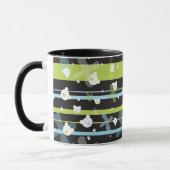 少しくまが付いているかわいいパターン マグカップ (左)