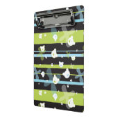 少しくまが付いているかわいいパターン ミニクリップボード (アングル2)