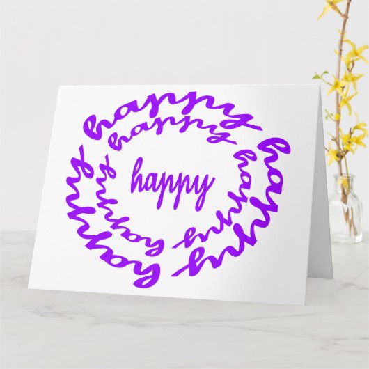 少しずつあるいは多く カード (黄色い花)