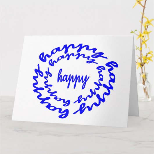 少しずつあるいは多く カード (黄色い花)