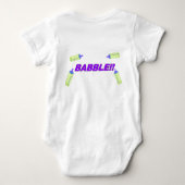 少しずつあるいは多く ベビーボディスーツ (裏面)