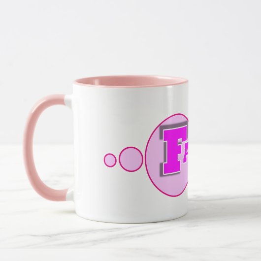 少しずつあるいは多く マグカップ (左)